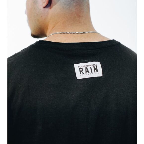 Planetshakers Rain Collection "RAIN" Black Tee L - Picture 2 of 5